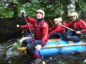 Raft Building in The Lake District