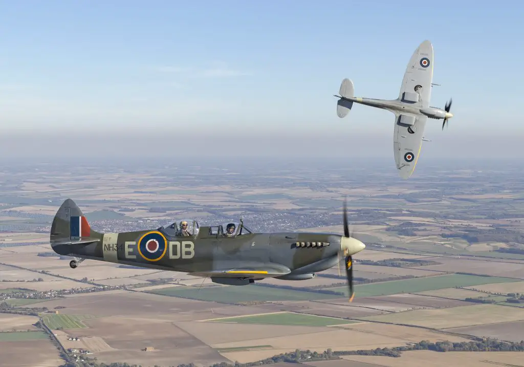 Spitfire Flying in Essex