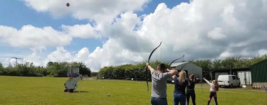 Aerial Archery at Dyfed