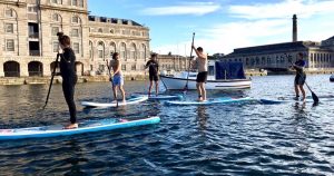 Paddleboarding in Plymouth