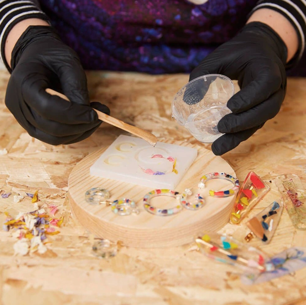 Resin Jewellery Casting Workshop in Gloucestershire