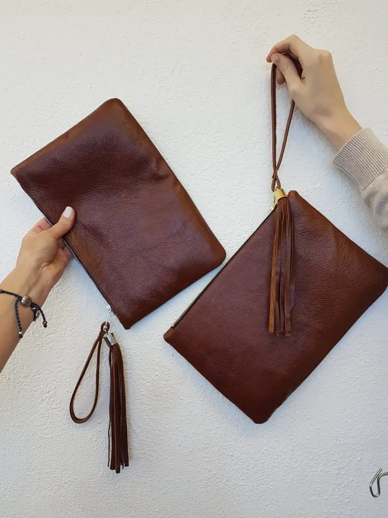 Leather Clutch Bag Making Taster Course near Brighton