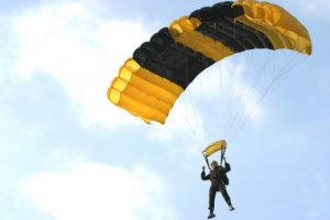 Parachuting in Coleraine