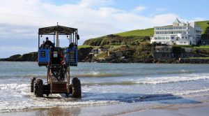 Ride the Burgh Island Sea Tractor
