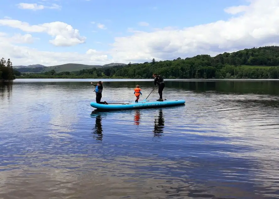 Paddleboarding in Perthshire