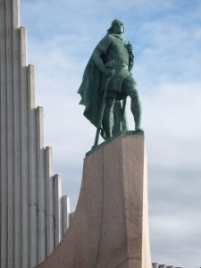 The Statue of Leif Eiriksson in Reykjavik