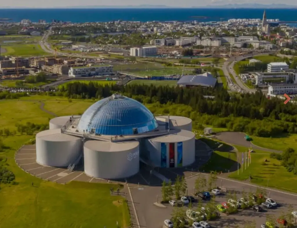 Perlan Exhibition Centre in Reykjavik