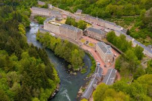 Visit the New Lanark Visitor Centre for themed rides and interesting history!