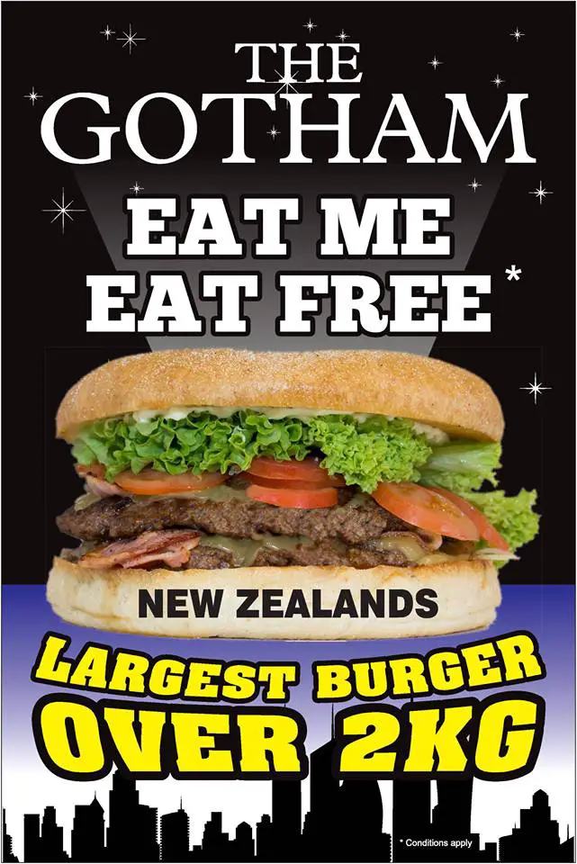 2kg Gotham Burger Challenge in Geraldine