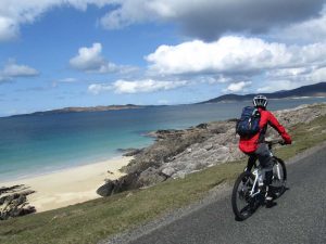 Guided Mountain Biking along the Island Hopping Hebridean Trail