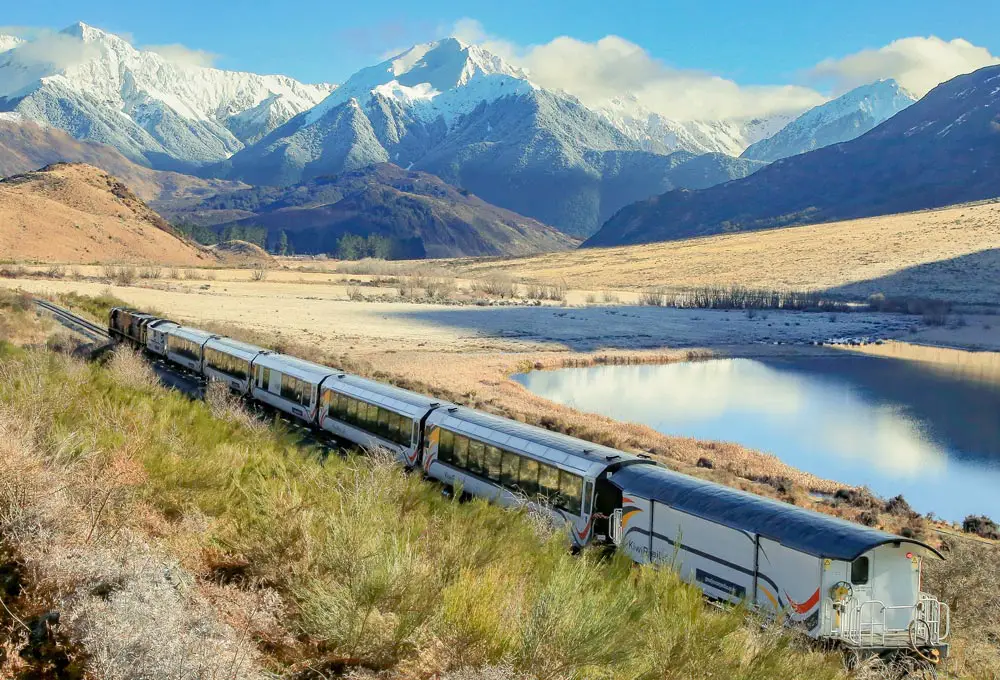 Scenic Train Ride through New Zealand