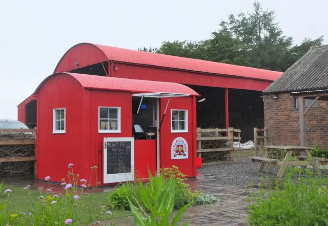 The Big Red Barn in Biggar