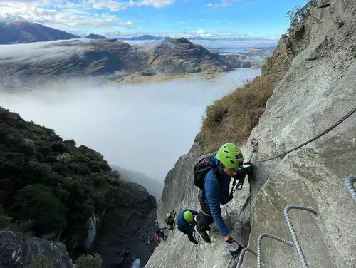 Experience the World’s Highest Waterfall Cable Climb in Wanaka New Zealand